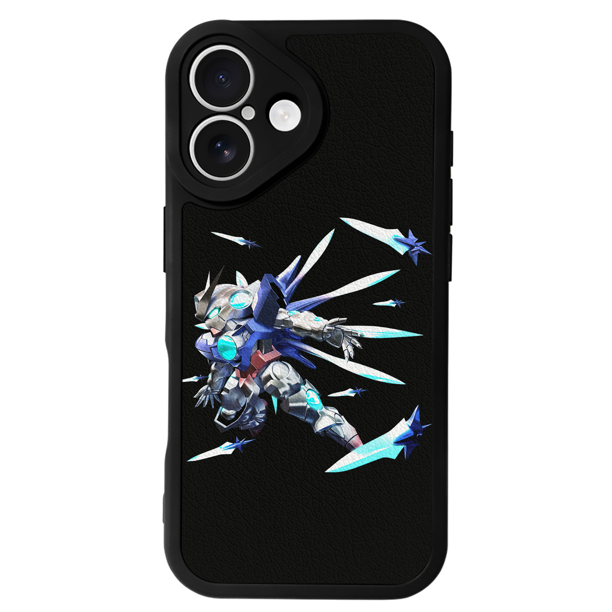 （画像用） 機動戦士ガンダム Mobile Suit Gundam 【iPhone 16シリーズ対応】シリコンスマホケース（レザー調） 材質：シリコン